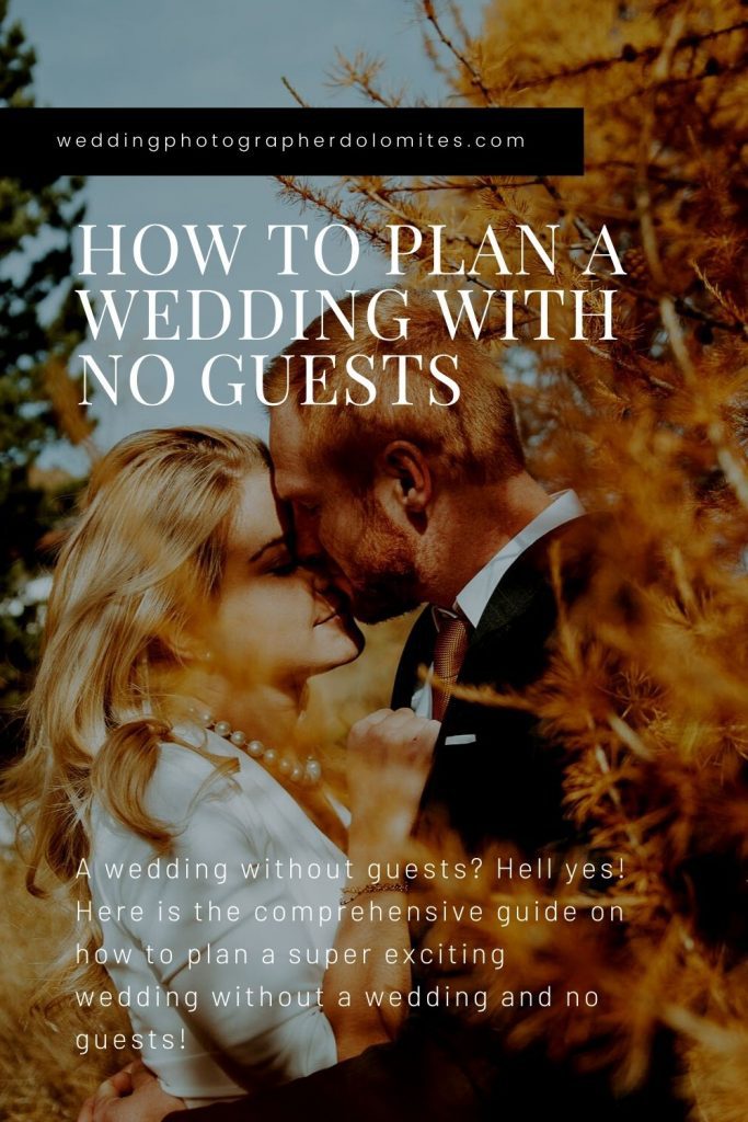 How To Plan A Wedding With No Guests | The Comprehensive Guide